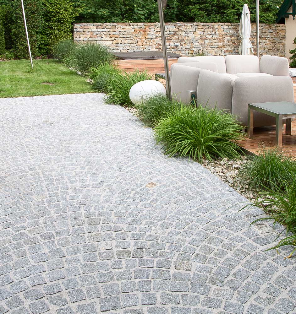 Steinwege aus Granit