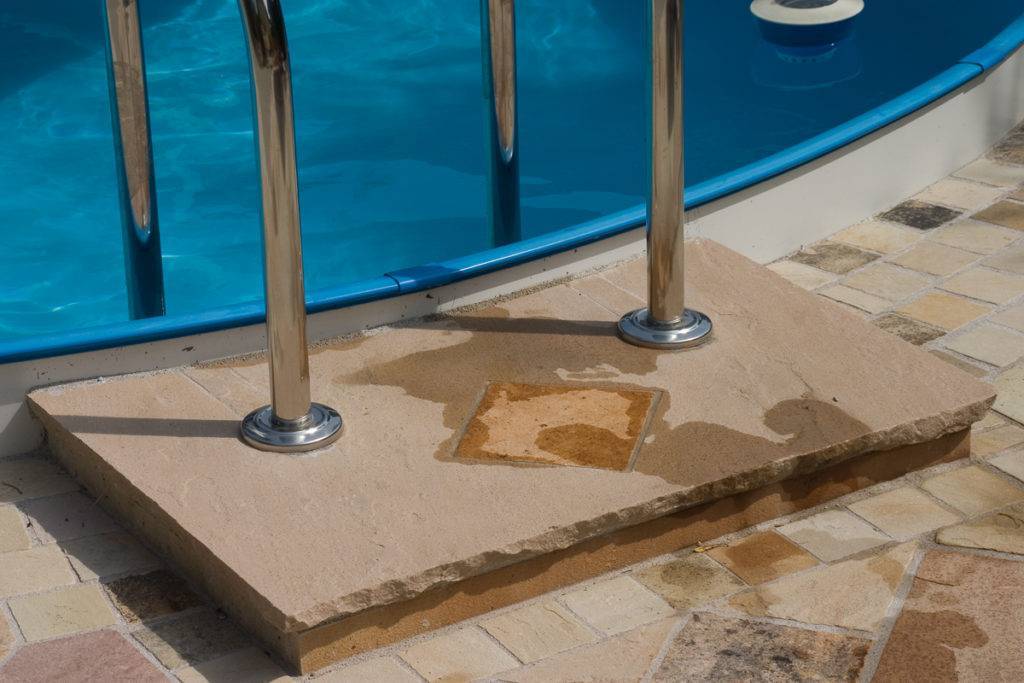 Nahaufnahme des Material Sandsteinplatten